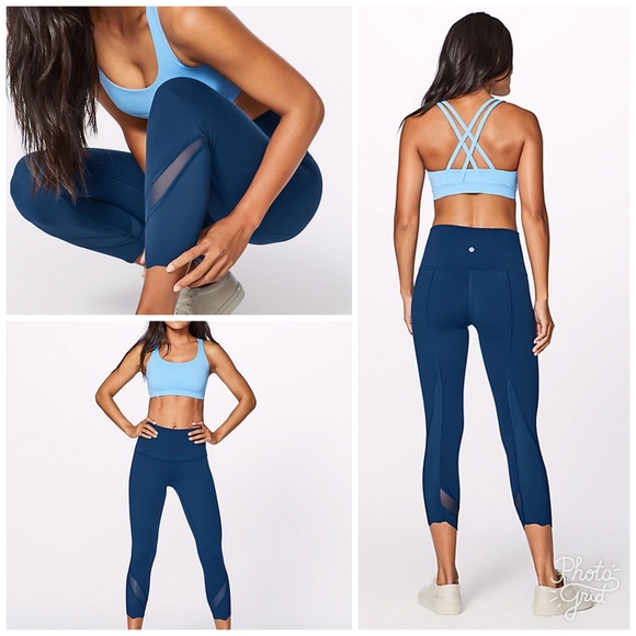 lululemon athletica Pants - Wunder Under Crop II scallop